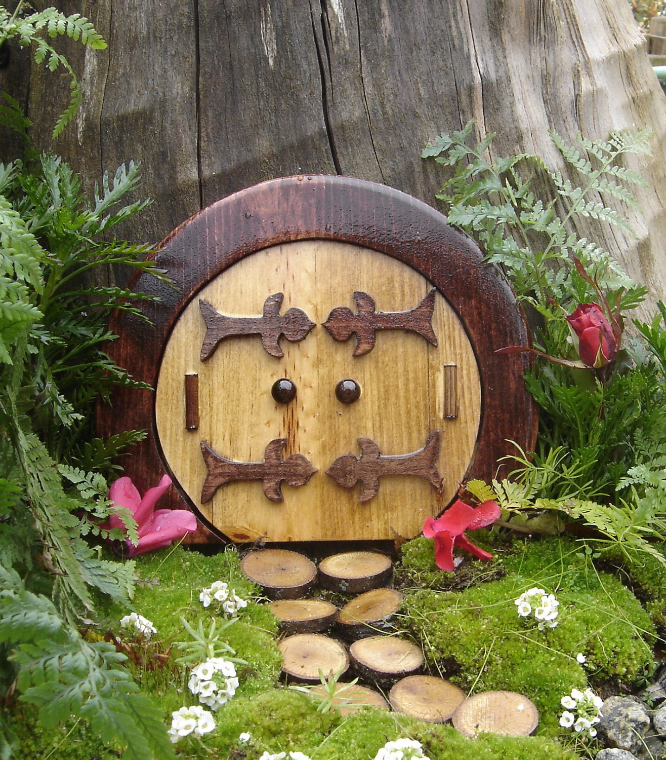 Fairy Door, Gnome Door, Hobbit Door, Elf Door, Troll Door. Round Elf style.
