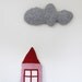 CLOUD shaped pillow - grey
