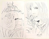Comic Book Sofia Coppola Miss Dior Cherie - Book/ Zine illustrations