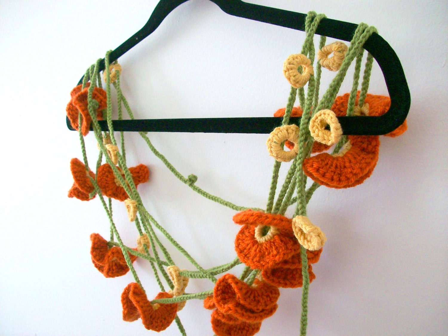 Handmade Multicolor Scarf - Soft, Fashion,by Arzu