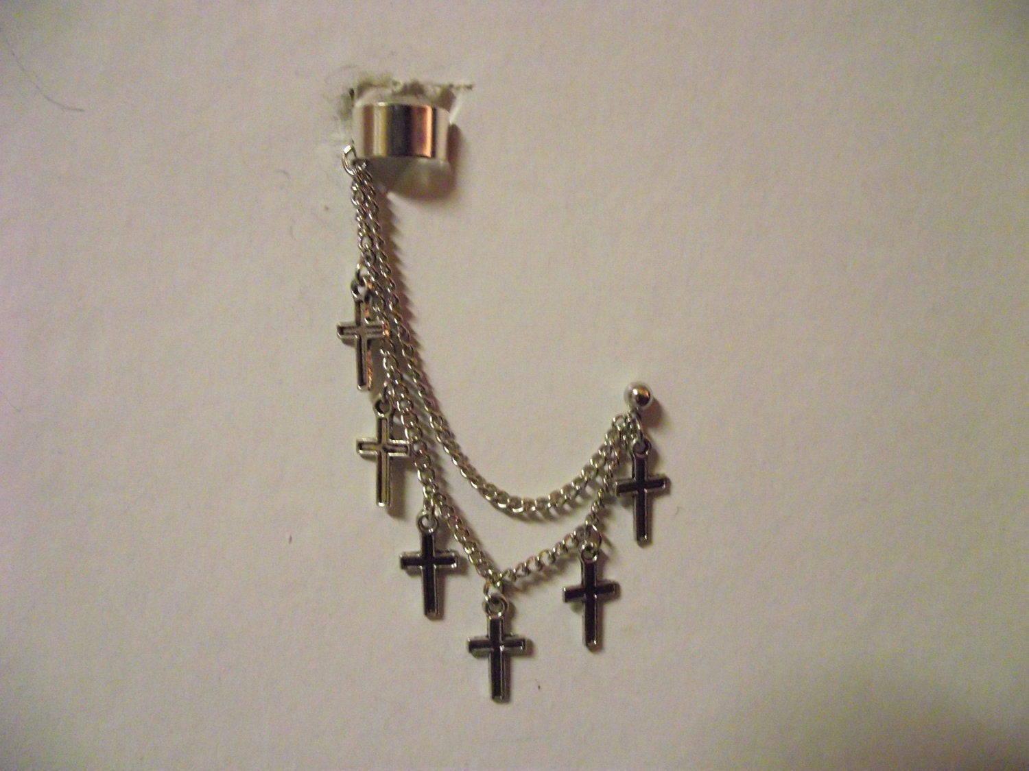 Single Small Crosses Cuff