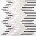 Geometric Chevron Papercut in White and Mint