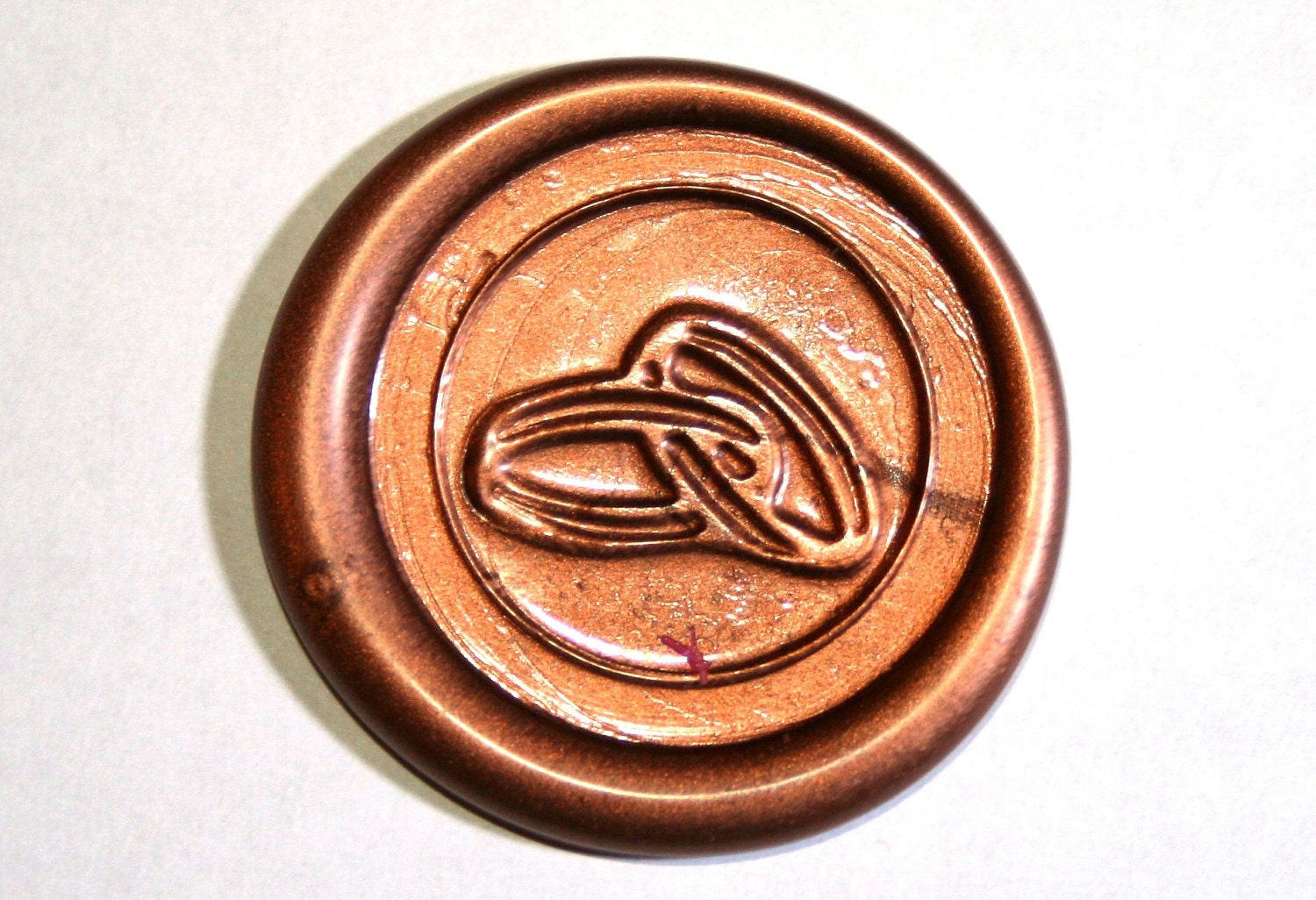 Stamper 126 - 7/8" Wedding Bands wax seal stamp