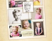 Blog Boards & 16x20 Collage Template - E419