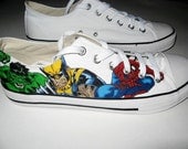 Handpainted Marvel Super Hero Shoes