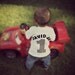 PERSONALIZATION for Cars Tie T Shirt with Checkered Flag Suspenders Little Man Outfit Disney Vacation Disney Clothes Toddler Boys T shirt