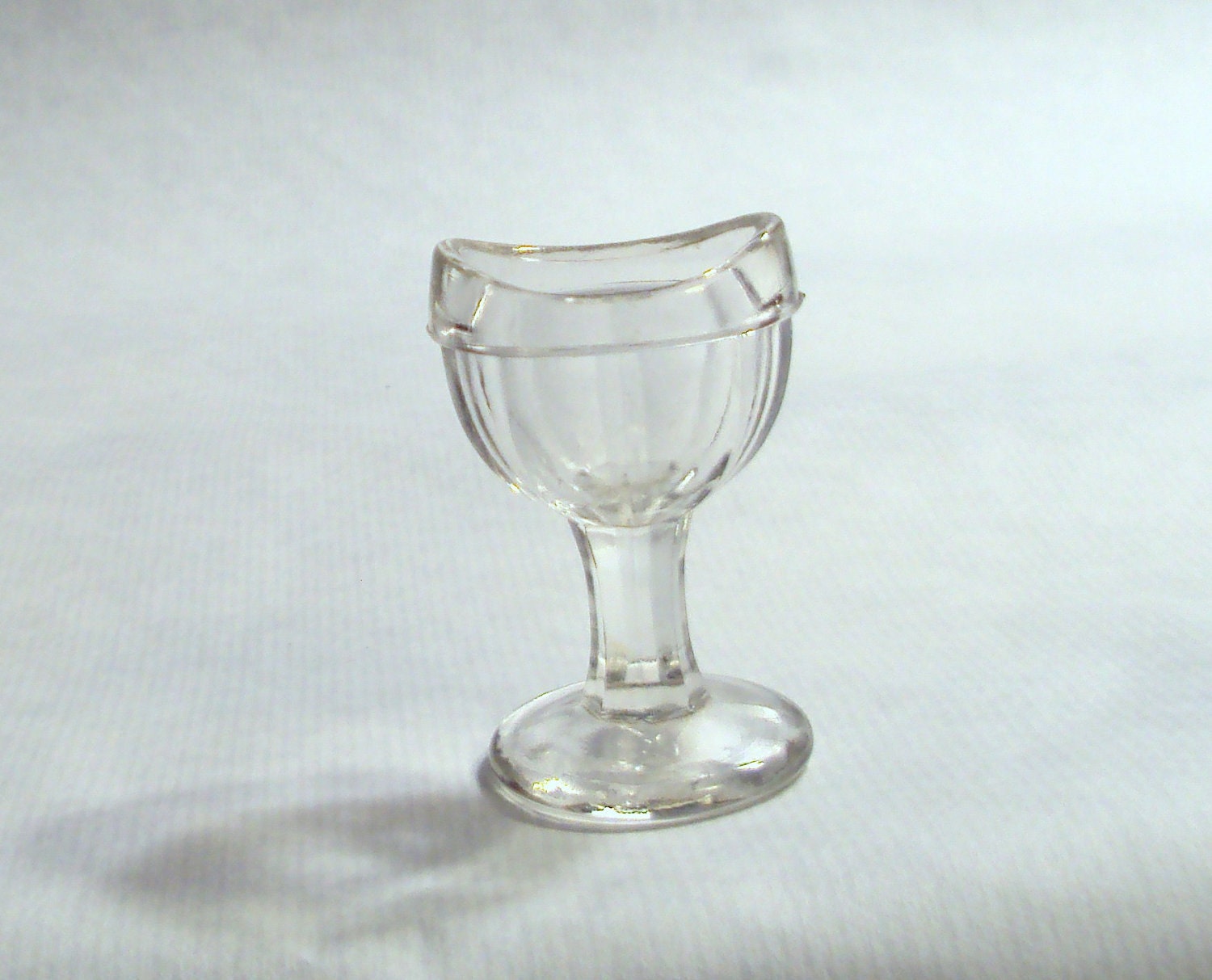 cup vintage Vintage wash Paneled Pressed Wash maxhappyfeet Glass  Cup Clear Eye by eye
