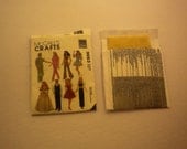 2 handmade miniature dress patterns by pjh