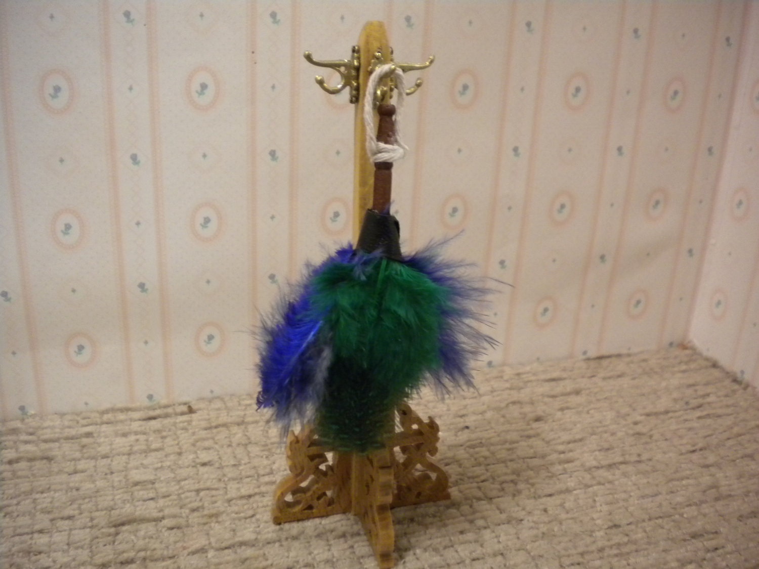 Handmade miniature feather duster by pjh