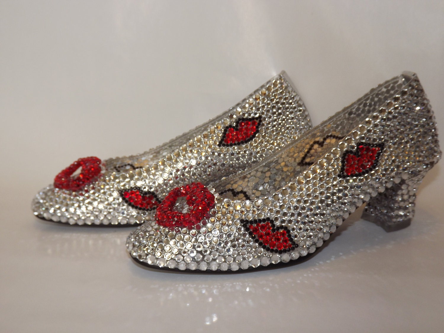 MADE TO ORDER Rhinestone Bling Shoes Heels