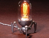 Tri-Bot Steampunk Lamp - IronAntlerForge