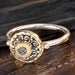 Rough Diamond Engagement Ring , 22k Gold Silver Rough Diamond Engagement Ring, Engagement  Ring