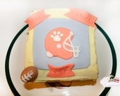 2pc Football Fondant Cake Set