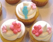 Cherry Blossom and Asian Themed Fondant Cupcake or Cake topper and decoration cake pop first birthday wedding asia theme Il_170x135