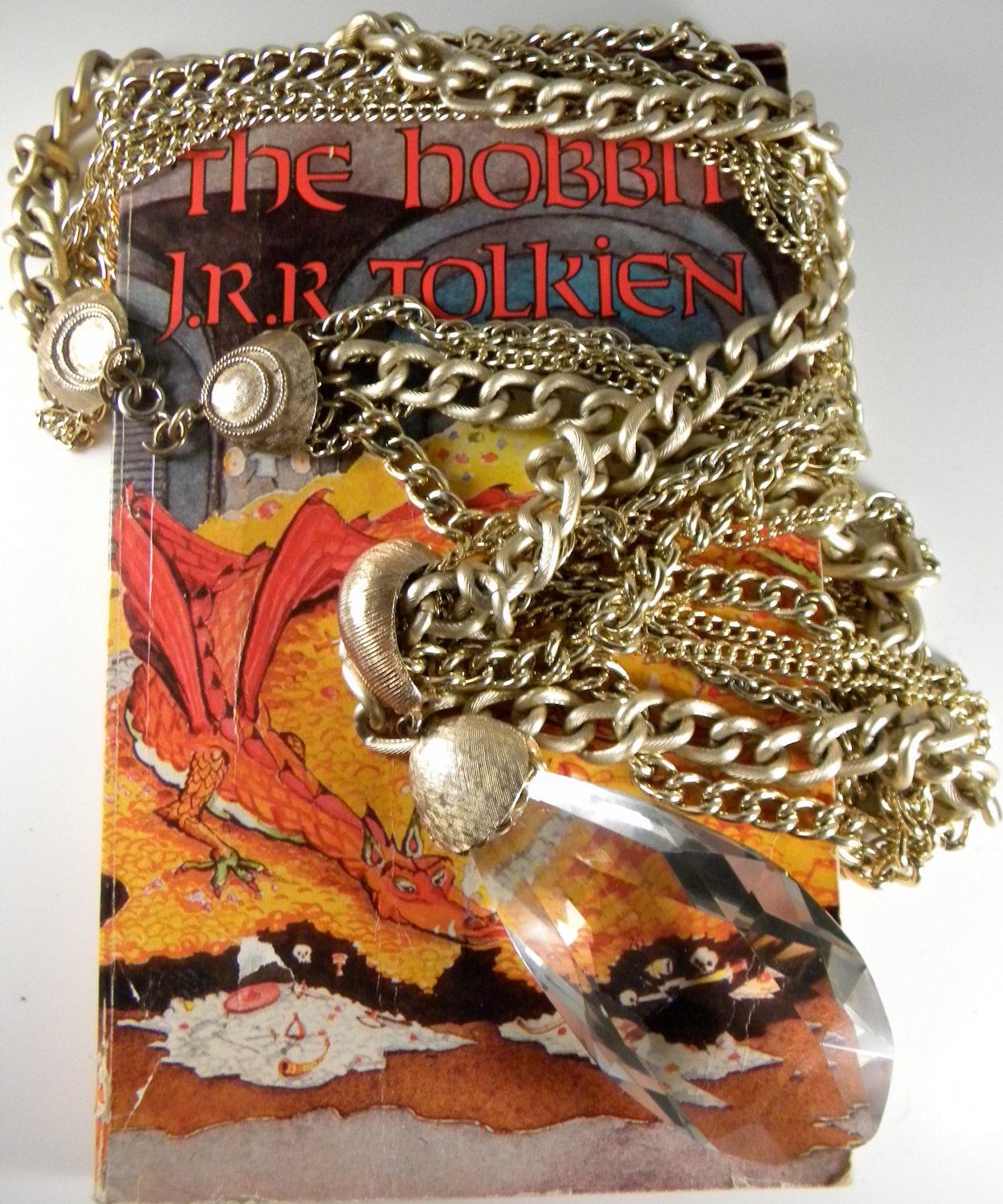 On Hold for Nancy - The Hobbit (Dragon) - Plot Twist/Luxe Lux Necklace