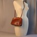 Vintage Brown Woven Crossbody Purse // CeeKlein Accessories
