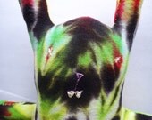 Rainbow Tie-Dye Rabbit Monster Doll