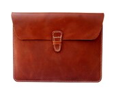 iPad Case in Mahogany Brown Leather - LO