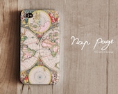 Apple iphone case for iphone iPhone 5 iphone 4 iphone 4s iphone 3Gs : World Map