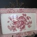 Mason's Ironstone Red Transferware Tray England