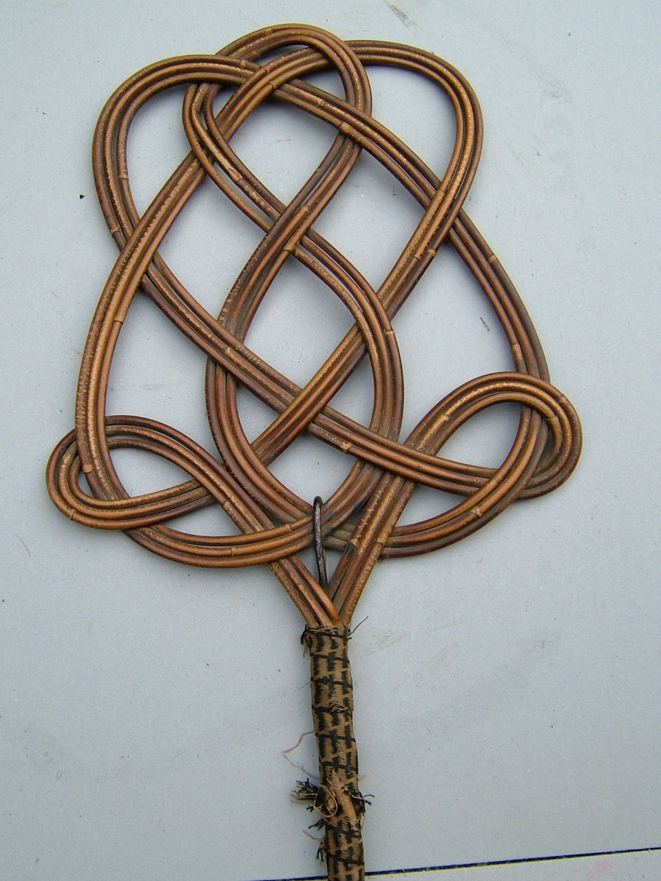 Vintage English Cane Carpet Beater - A Wall Decoration or Practical Item - 50 Shades of Grey
