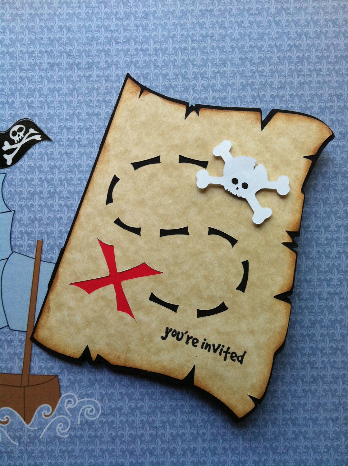 Pirate's Birthday Party Invitations