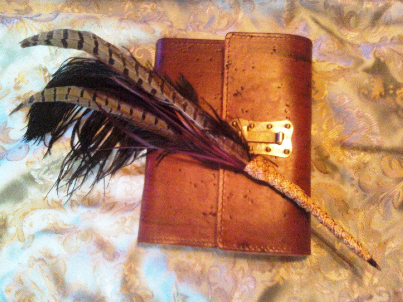 Pheasant and Black Quill Pen