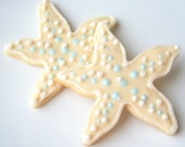Starfish Sugar Cookies Wedding Favor Shower Birthday All Natural