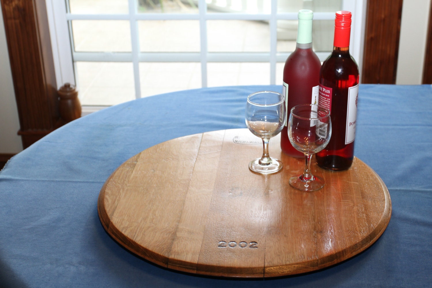 Wine Barrel Lazy Susan