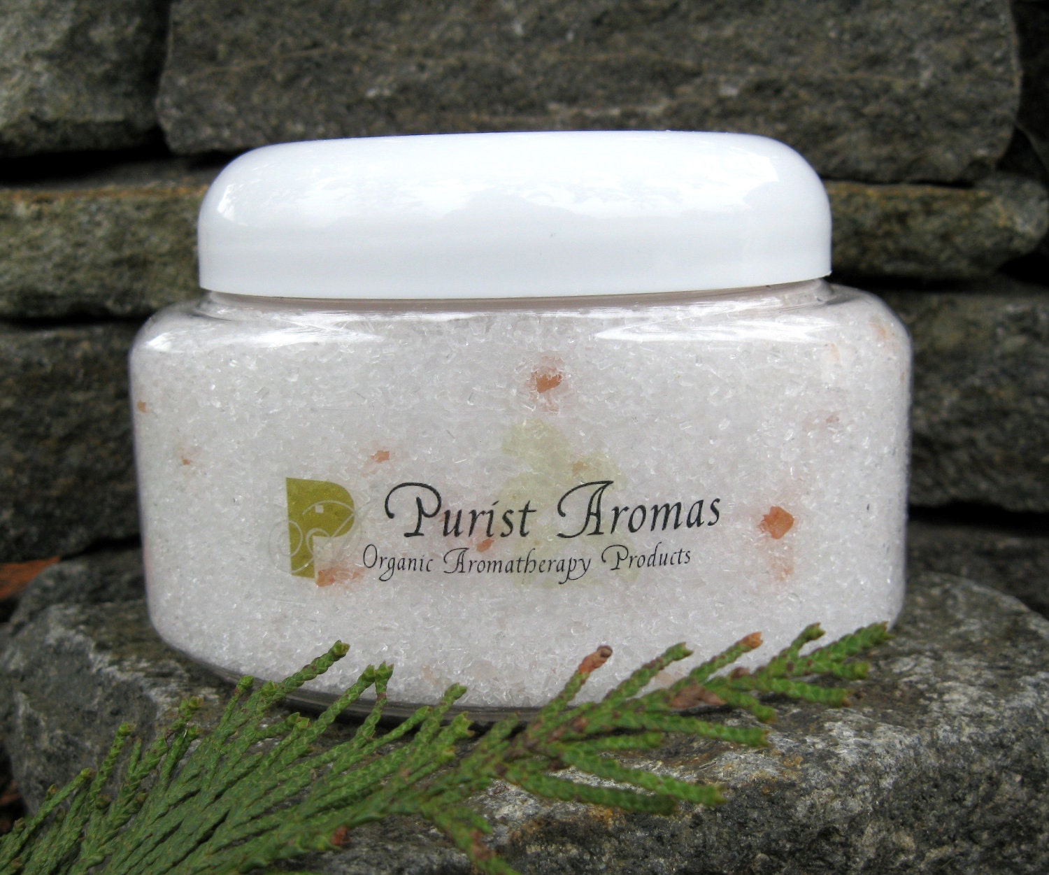 Aromatherapy Bath Salts, 100% Organic and Unrefined Bath Salts: Lavender, Green Tea, Muscle Soak, Cold/Flu Formula...