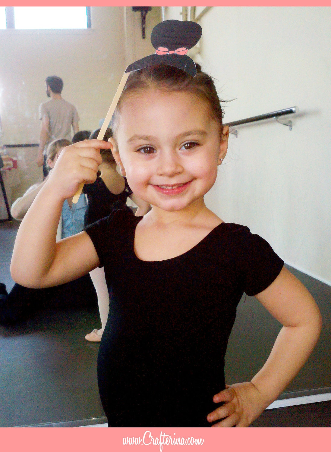 Ballerina Photo Booth Props Printable PDF Kit