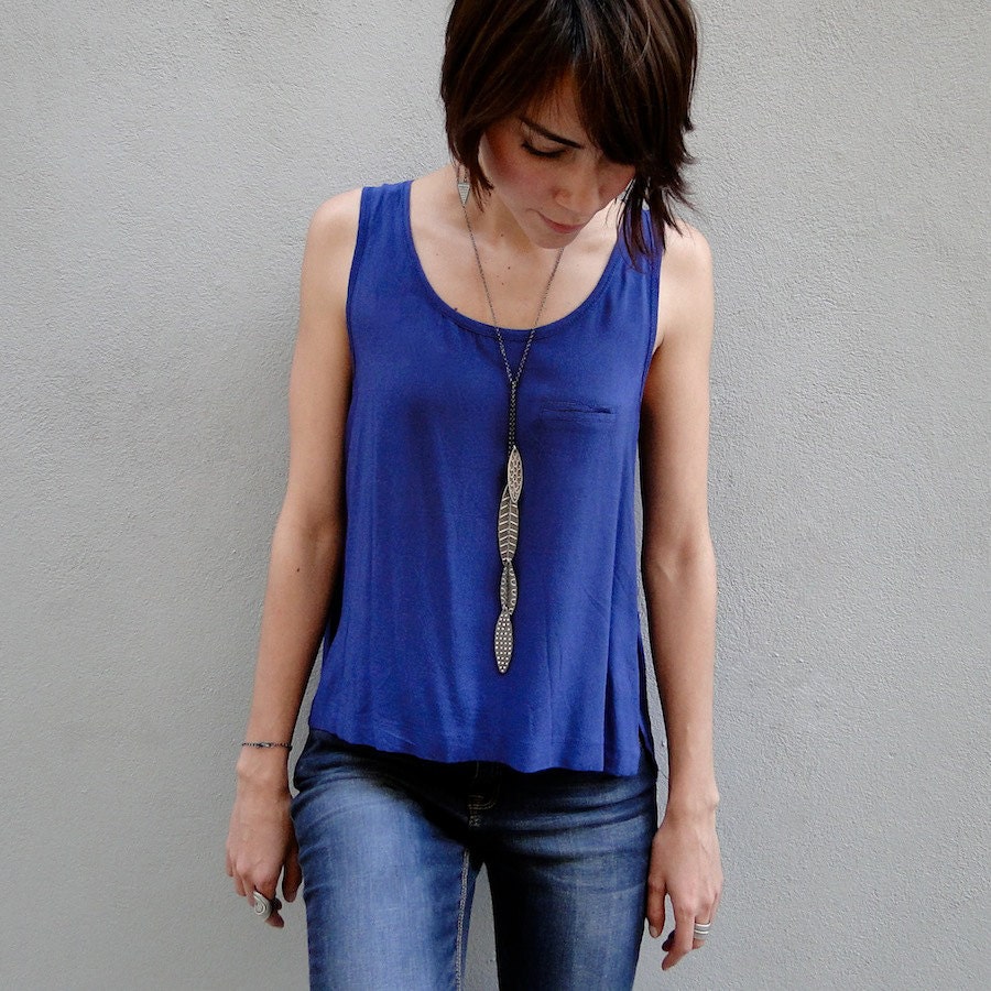 Four Season Sterling Silver Lariat Necklace
