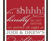 wedding door hanger