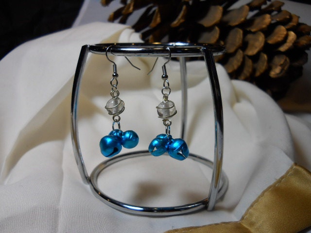 Jingle Bell Earrings Winter Snowballs