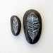 Perfect Pair - Feather Painted Stones