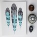 Feather Art Painting