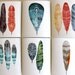 Spring Feather Notecards - Greeting Cards - Art Cards