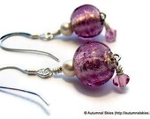 Pearls and Pink Earrings