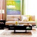 ORIGINAL ABSTRACT WATERLILY. Contemporary Fine Art Abstract Textured Painting Modern Acrylic Art 24x24x1.5" by Ora Birenbaum