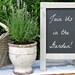 Vintage MINI Tabletop French Cafe Sidewalk Chalkboard, French Cafe Sign, French Gray