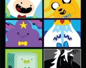 Men of Adventure Time Stickers 10pk