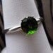 melanievanzant: Chrome Diopside and Silver Ring (S118)