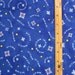 CHRISTMAS FABRIC-Blue- Let It Snow
