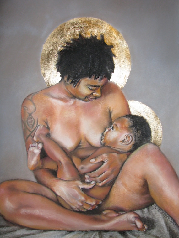Tiara and Eve Marie, Madonna and Child Project