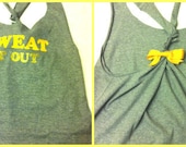 Sweat it Out Racerback  Work-out Tank Top