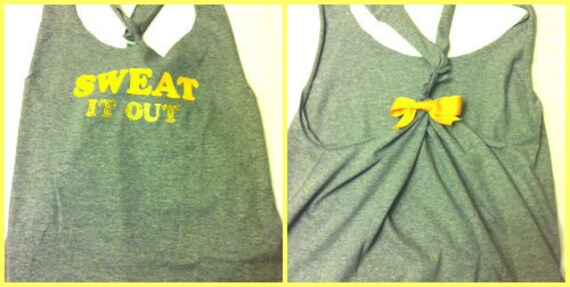 Sweat it Out Racerback  Work-out Tank Top