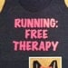 Running Free Therapy Racerback Tank