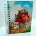 Vintage OOAK Singing Wheel Text Book Journal