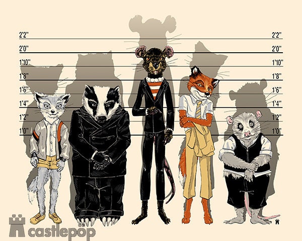 Unusual Suspects--Art Print 8x10