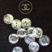 CHANEL Vintage Set of Eleven Small Lucite Buttons (Authentic)